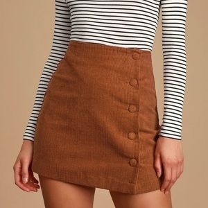 Corduroy skirt